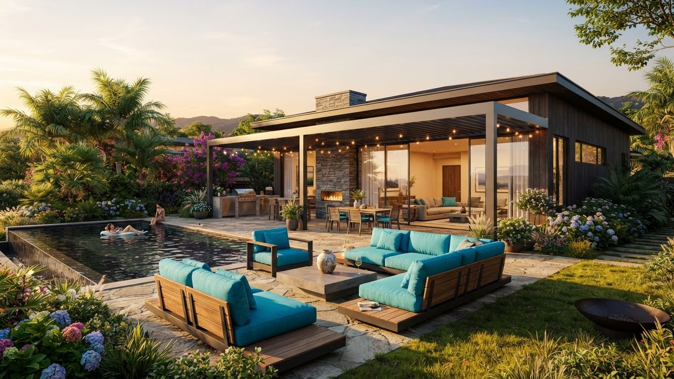 Outdoor Furniture Concept 29 Outdoor Furniture futuristic concept visualisation modern home and. Images and Photos created by www.house-and-garden-designs.com