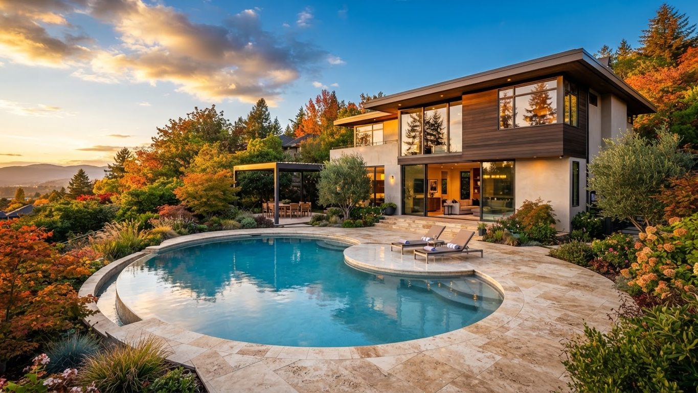 Modern Swimming Pool Concept 22 Swimming Pools futuristic concept visualisation modern home. Images and Photos created by www.house-and-garden-designs.com