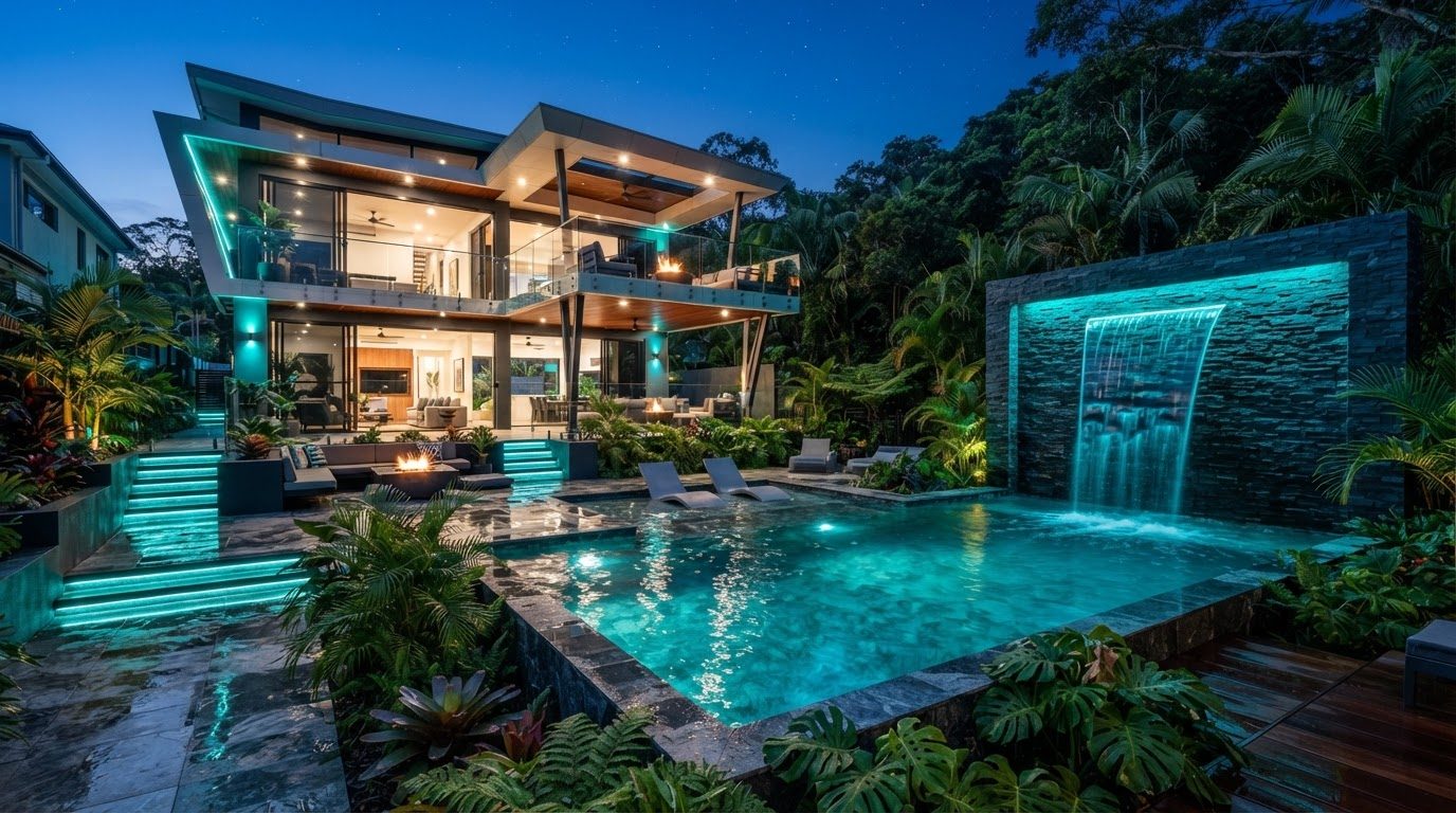 Futuristic Backyard Concept 18 Back Yard futuristic concept visualisation modern home and. Images and Photos created by www.house-and-garden-designs.com