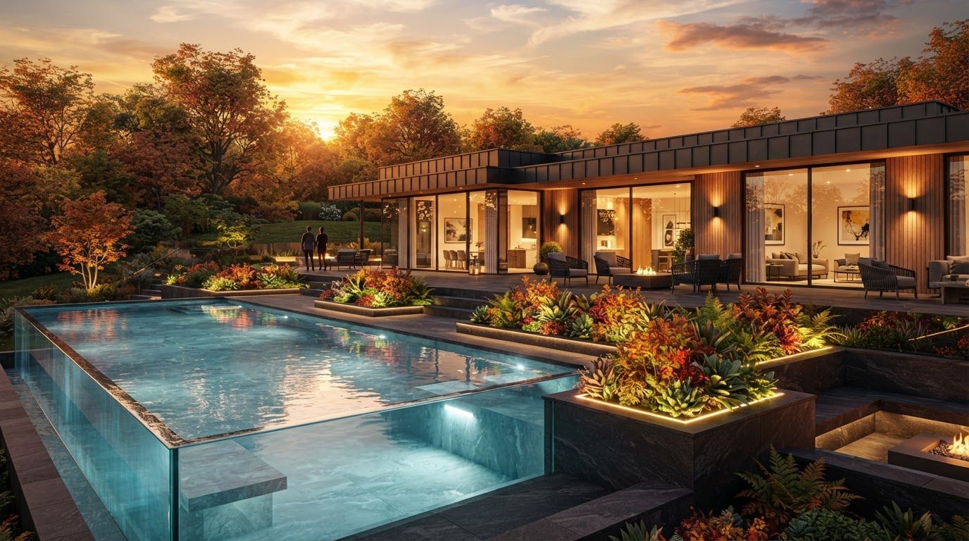 Futuristic Backyard Concept 30 Back Yard futuristic concept visualisation modern home and. Images and Photos created by www.house-and-garden-designs.com