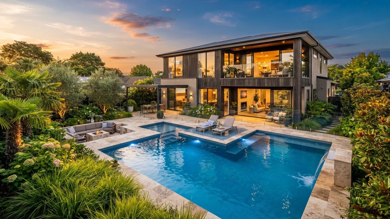 Modern Swimming Pool Concept 27 Swimming Pools futuristic concept visualisation modern home. Images and Photos created by www.house-and-garden-designs.com