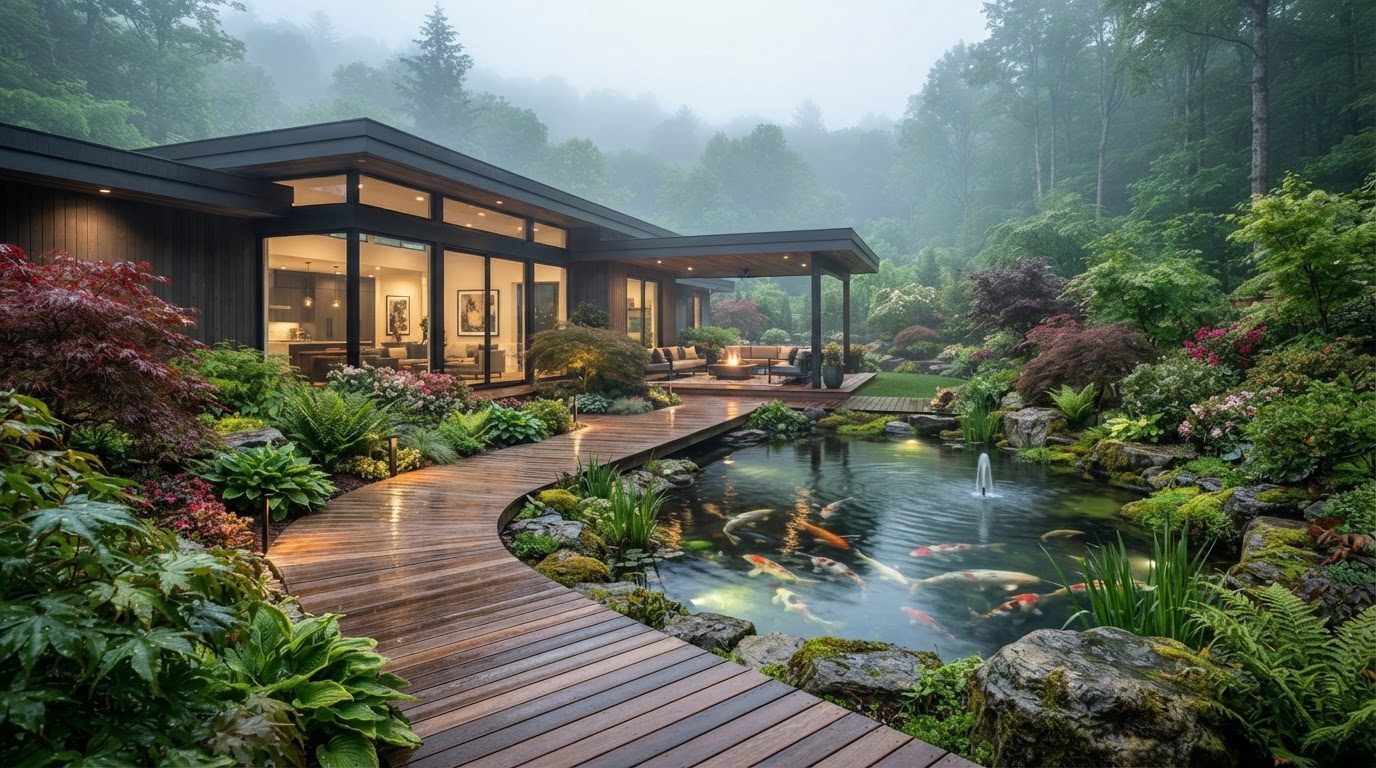 Futuristic Backyard Concept 16 Back Yard futuristic concept visualisation modern home and. Images and Photos created by www.house-and-garden-designs.com