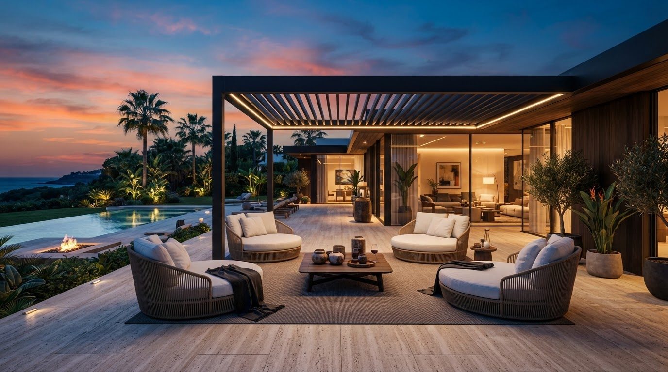 Outdoor Furniture Concept 02 Outdoor Furniture futuristic concept visualisation modern home and. Images and Photos created by www.house-and-garden-designs.com