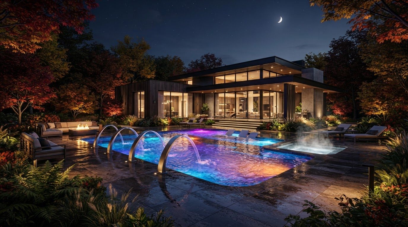 Futuristic Backyard Concept 40 Back Yard futuristic concept visualisation modern home and. Images and Photos created by www.house-and-garden-designs.com