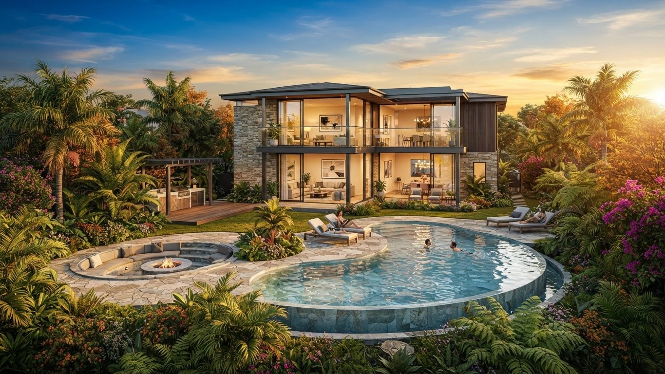 Modern Swimming Pool Concept 23 Swimming Pools futuristic concept visualisation modern home. Images and Photos created by www.house-and-garden-designs.com