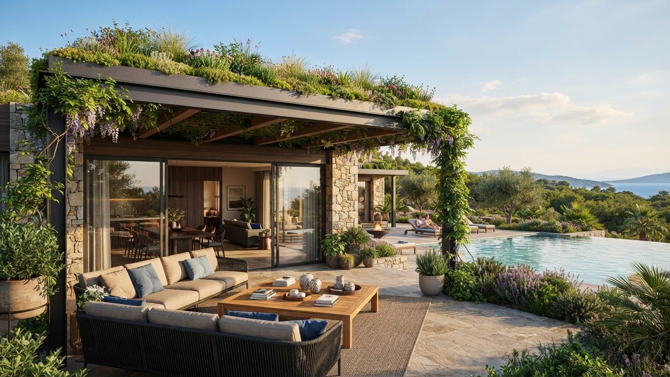 Pergola & Patio Concept 11 Pergolas & Patios futuristic concept visualisation modern. Images and Photos created by www.house-and-garden-designs.com