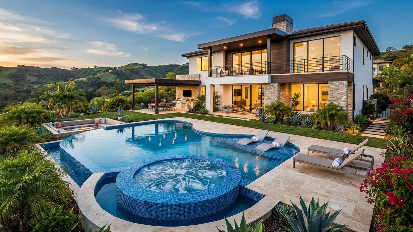 Modern Swimming Pool Concept 18 Swimming Pools futuristic concept visualisation modern home. Images and Photos created by www.house-and-garden-designs.com