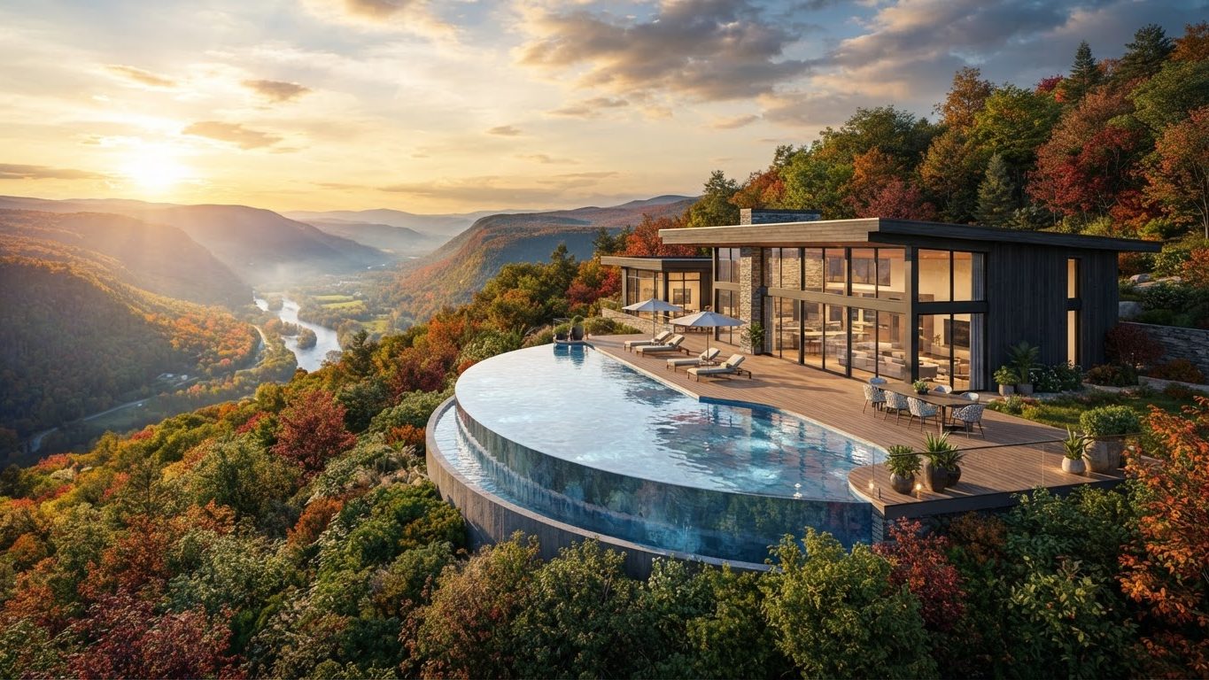 Modern Swimming Pool Concept 25 Swimming Pools futuristic concept visualisation modern home. Images and Photos created by www.house-and-garden-designs.com