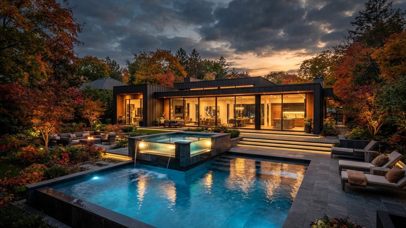 Modern Swimming Pool Concept 31 Swimming Pools futuristic concept visualisation modern home. Images and Photos created by www.house-and-garden-designs.com