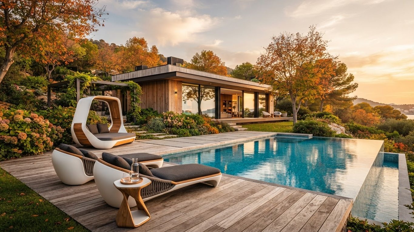 Outdoor Furniture Concept 26 Outdoor Furniture futuristic concept visualisation modern home and. Images and Photos created by www.house-and-garden-designs.com