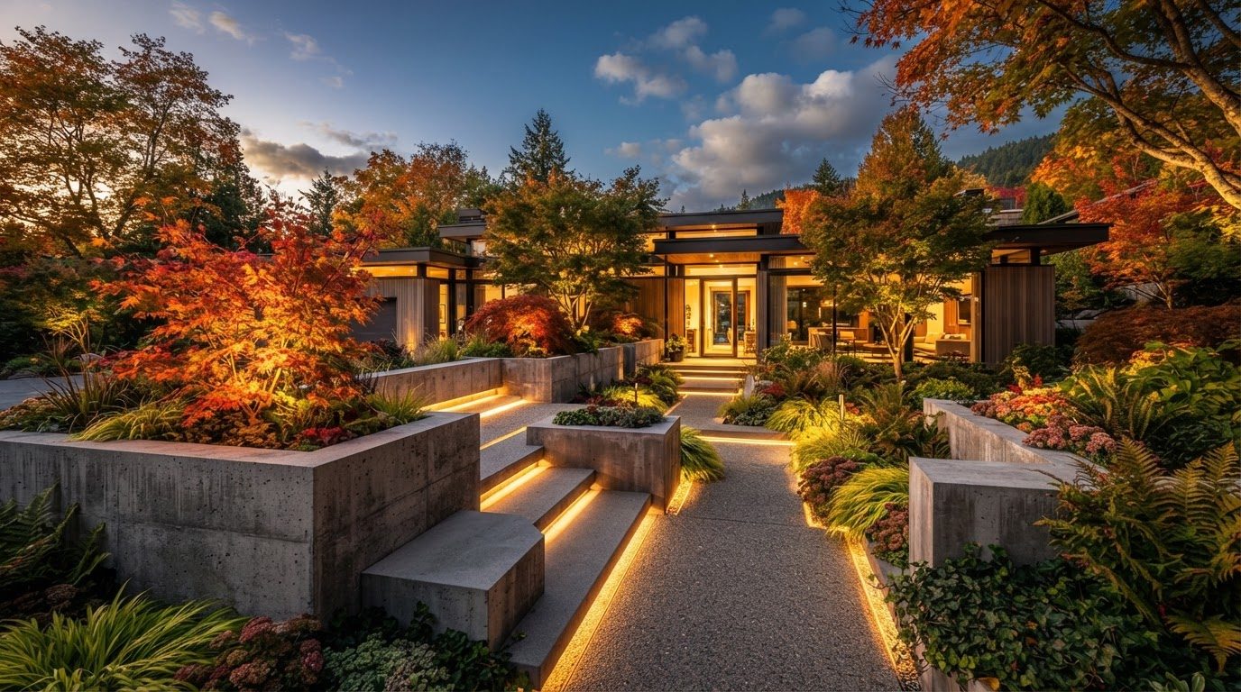 Landscape Design Concept 21 Landscape Design futuristic concept visualisation modern home and. Images and Photos created by www.house-and-garden-designs.com