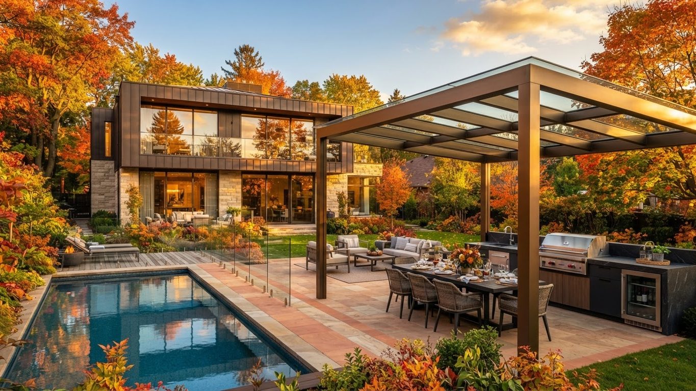 Pergola & Patio Concept 33 Pergolas & Patios futuristic concept visualisation modern. Images and Photos created by www.house-and-garden-designs.com