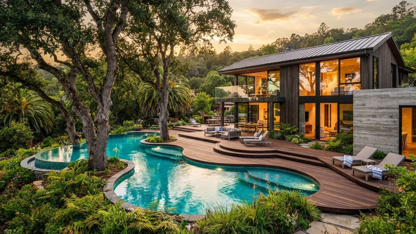 Modern Swimming Pool Concept 13 Swimming Pools futuristic concept visualisation modern home. Images and Photos created by www.house-and-garden-designs.com