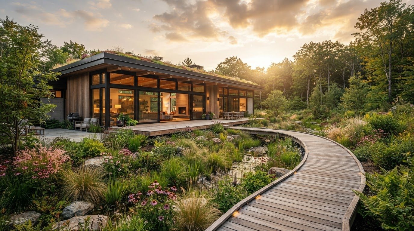 Landscape Design Concept 16 Landscape Design futuristic concept visualisation modern home and. Images and Photos created by www.house-and-garden-designs.com