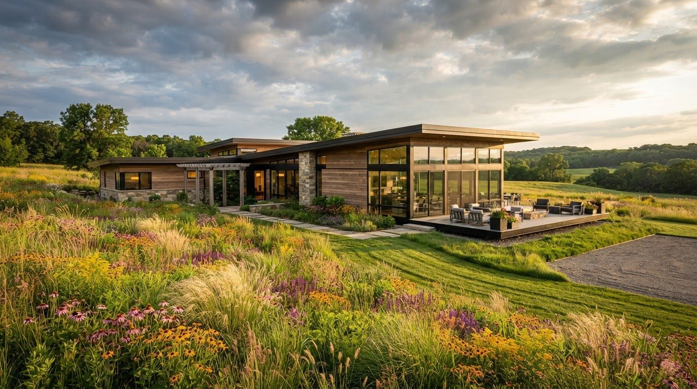 Landscape Design Concept 17 Landscape Design futuristic concept visualisation modern home and. Images and Photos created by www.house-and-garden-designs.com