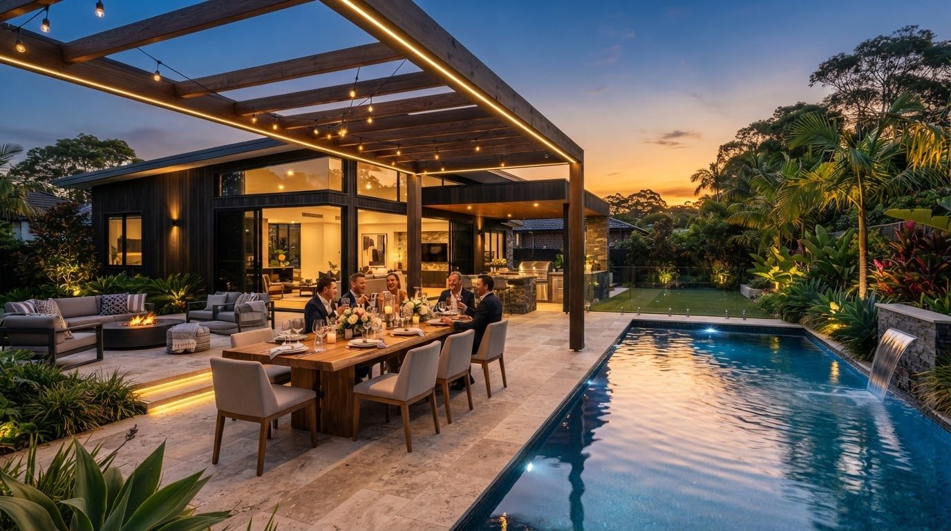 Futuristic Backyard Concept 17 Back Yard futuristic concept visualisation modern home and. Images and Photos created by www.house-and-garden-designs.com
