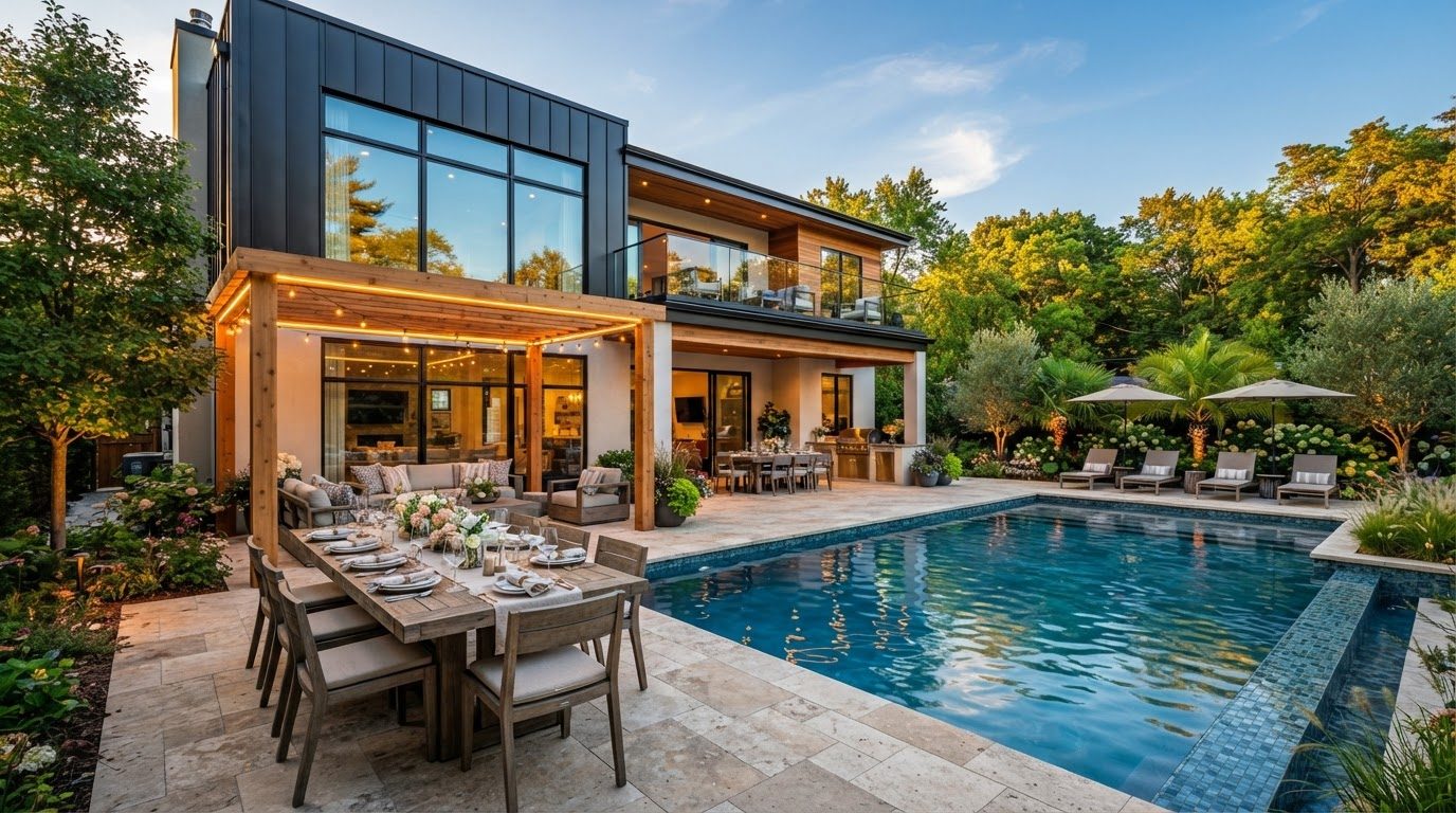 Futuristic Backyard Concept 37 Back Yard futuristic concept visualisation modern home and. Images and Photos created by www.house-and-garden-designs.com