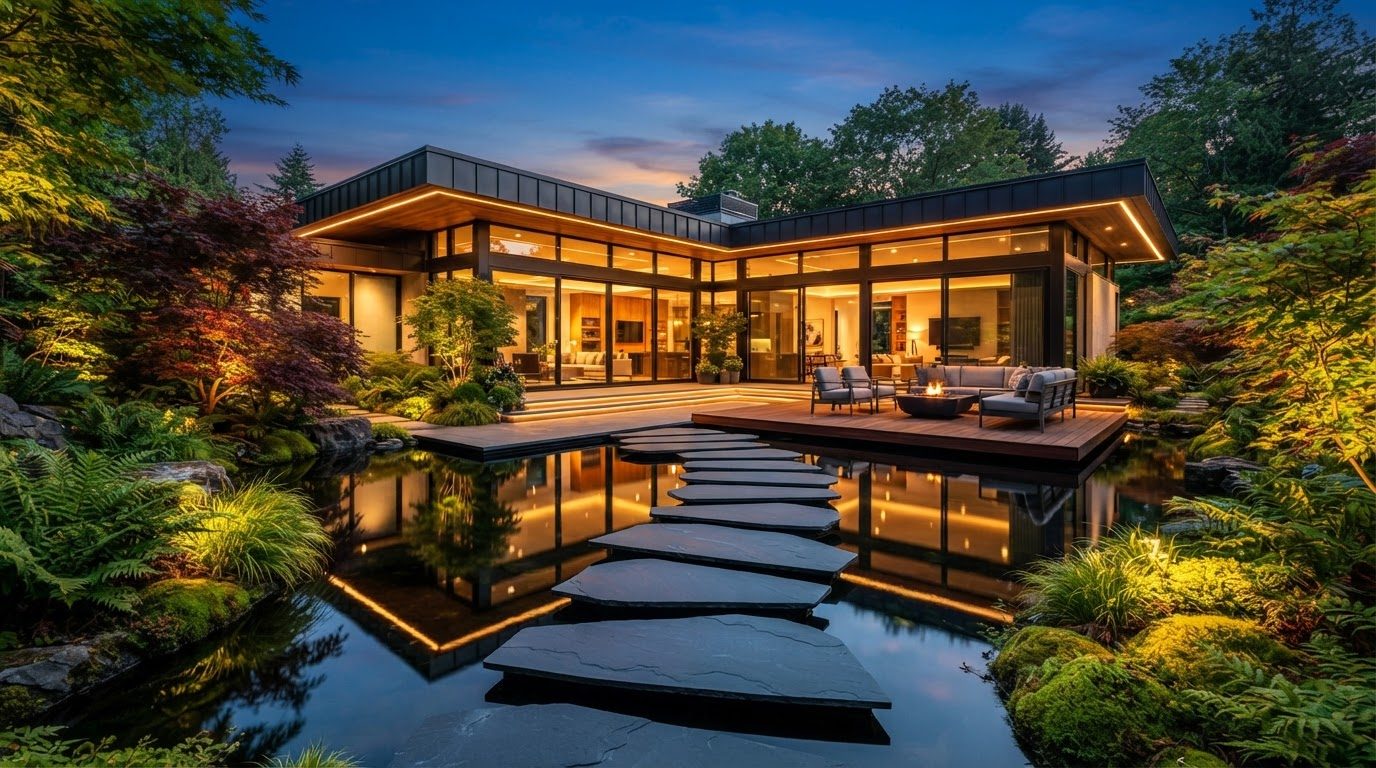 Futuristic Backyard Concept 06 Back Yard futuristic concept visualisation modern home and. Images and Photos created by www.house-and-garden-designs.com