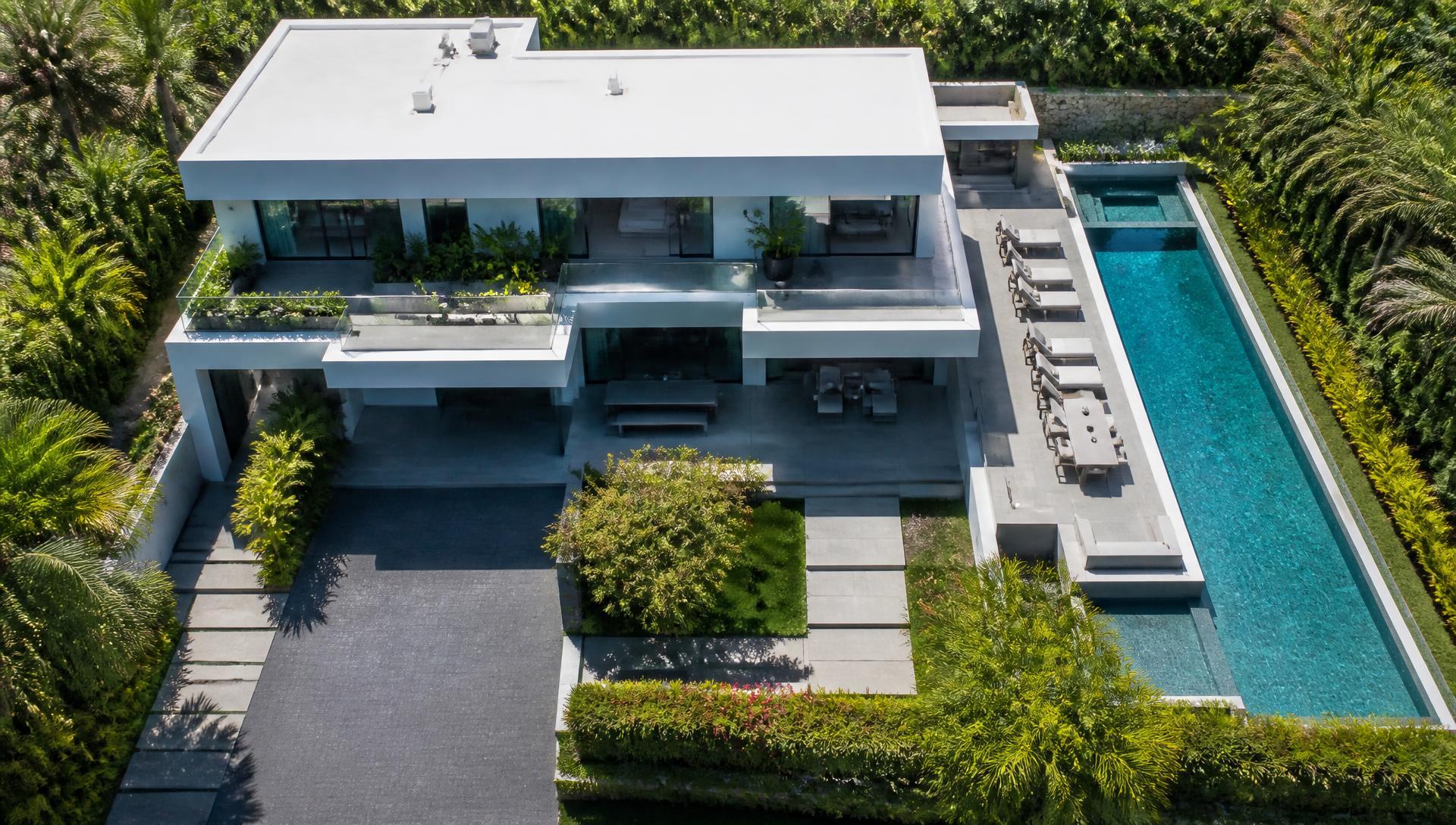Property No:1 — Infinity Terrace Estate backyard design — Top / Drone View